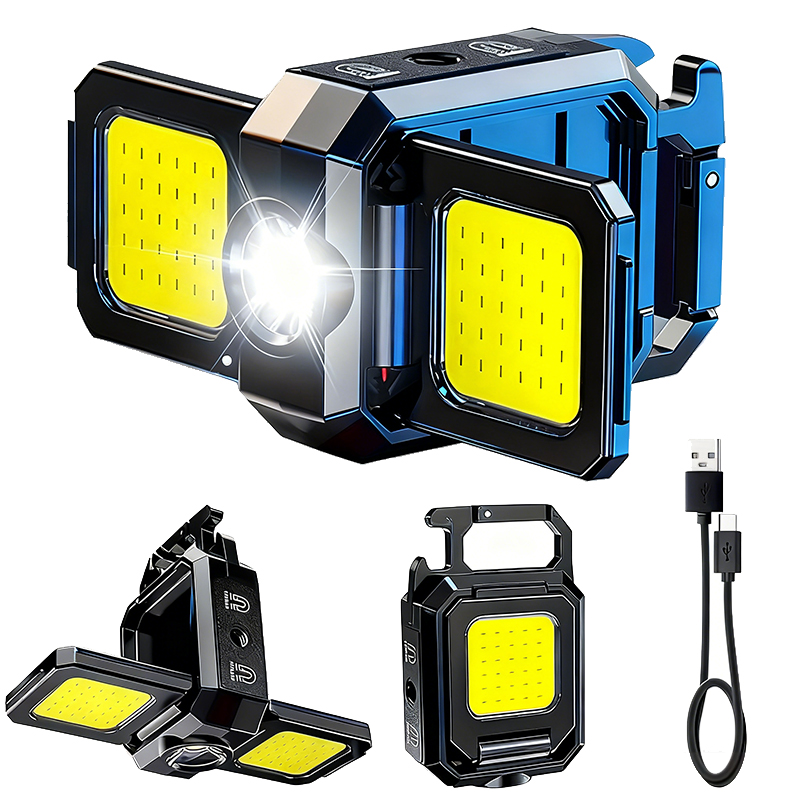 Keychain Flashlight - Mini Flashlight Keychain Light COB Work