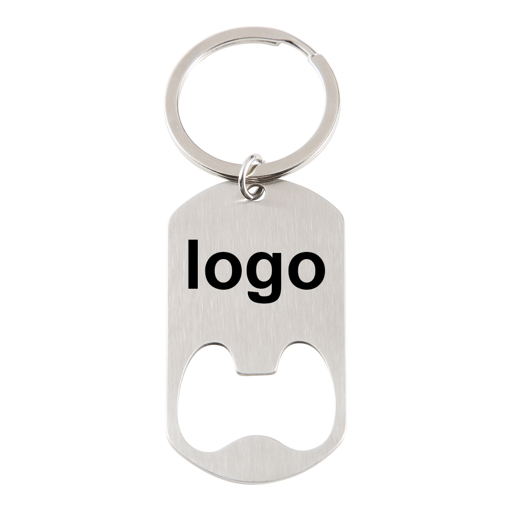Bottle Opener Keyring - Tùy Chỉnh Logo Công Ty Thép