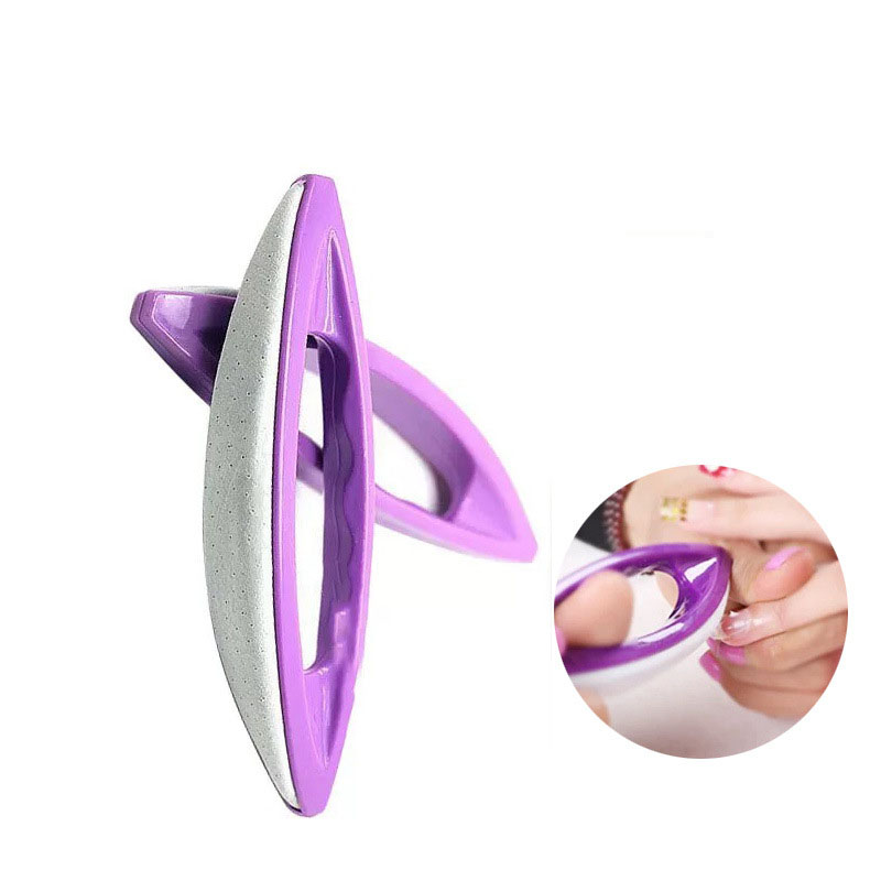 Nail File Titanium - Đầu Móng Tay Tím Da Cừu