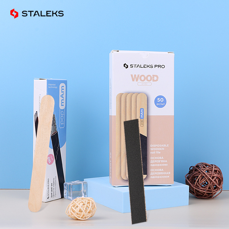 Nail File Titanium - Staleks Thanh Gỗ Ban Móng Dải