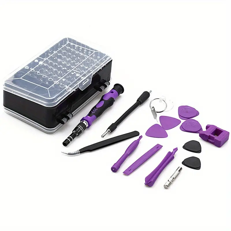 Micro Screwdriver Kit - New Purple Precision Screwdriver 115 Combined