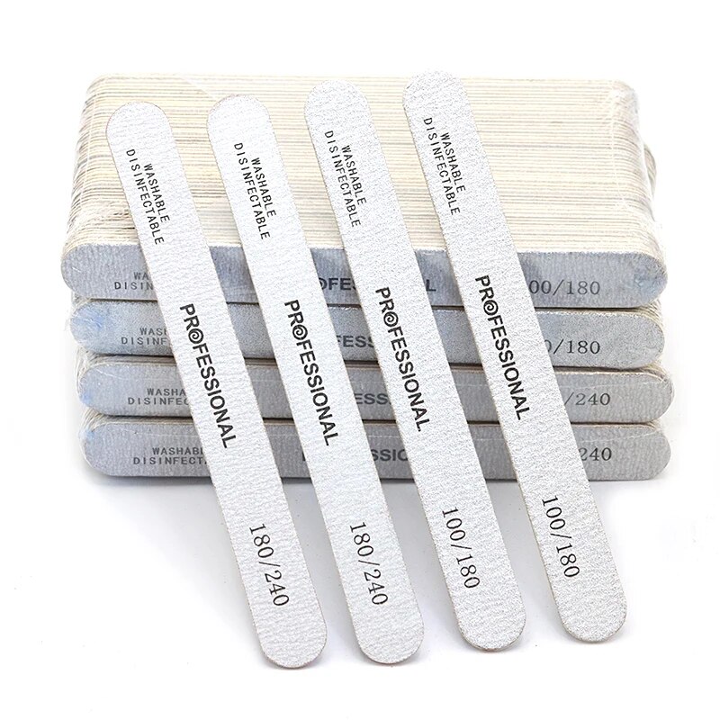 100Pcs Wooden Nail File Profes - đánh giá và giá Nail File Titanium