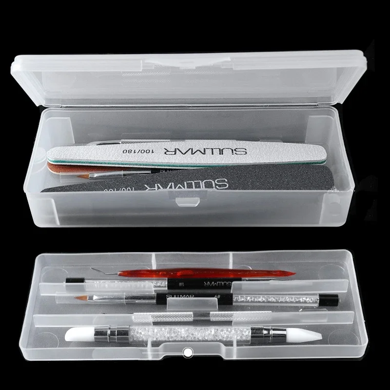 1Pc Rectangle Double-layer Nai - đánh giá và giá Nail File Titanium
