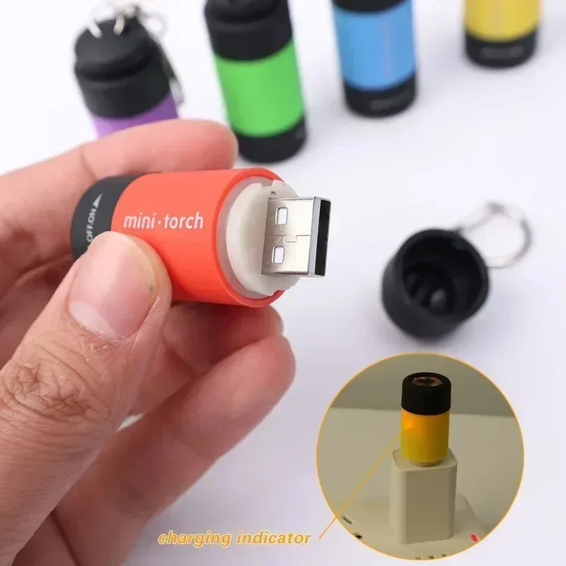 USB Rechargeable LED Multifunc - đánh giá và giá Keychain Flashlight