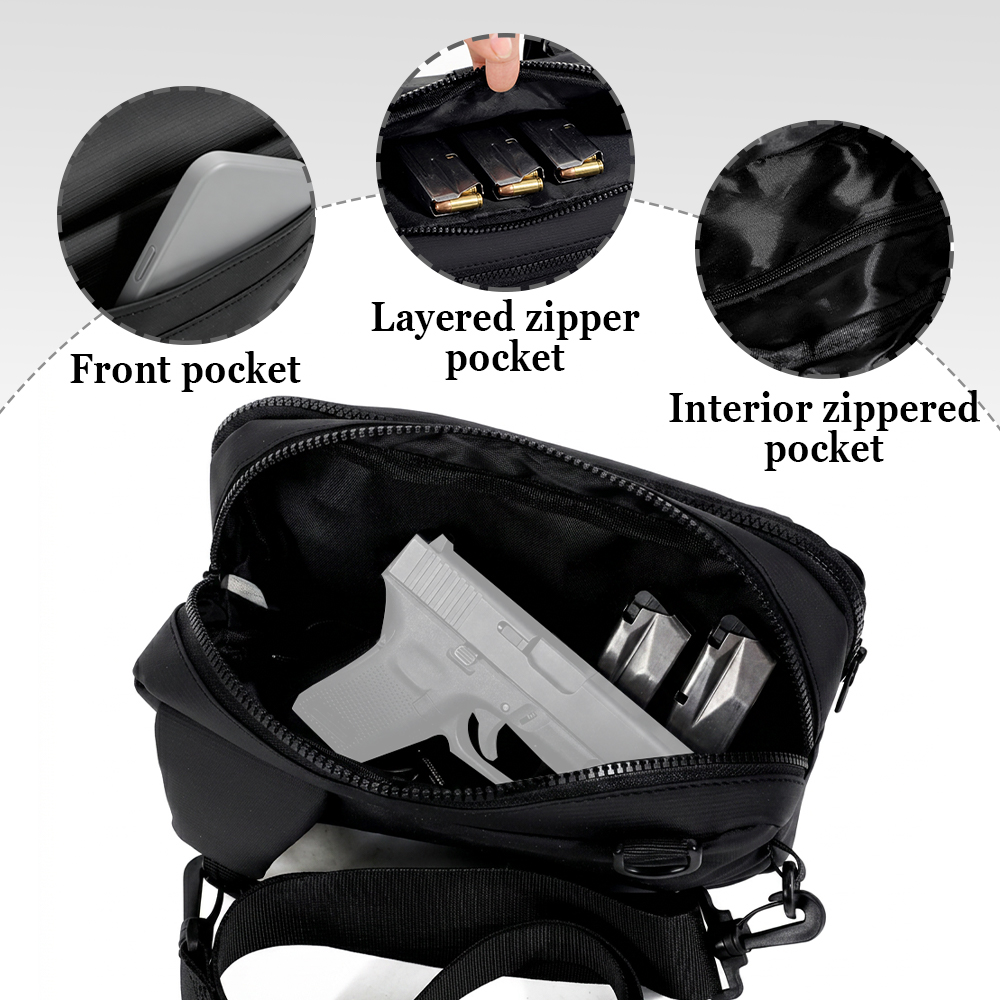 Tactical Pistol Gun Bag Concea - đánh giá và giá Edc Carry Backpack