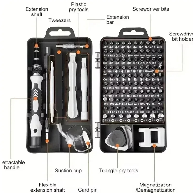 115 in 1 Professional Precisio - đánh giá và giá Micro Screwdriver Kit