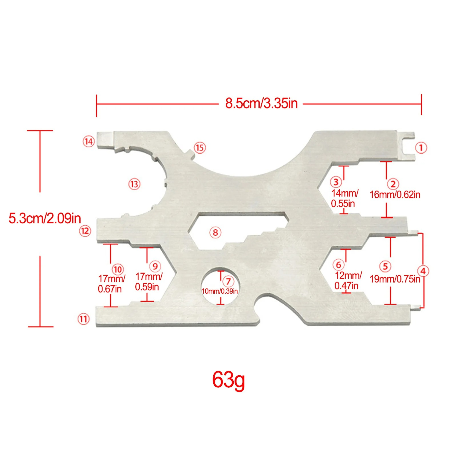 Thép Không Gỉ 316 Lặn Biển Điề - đánh giá và giá Multitool Credit Card
