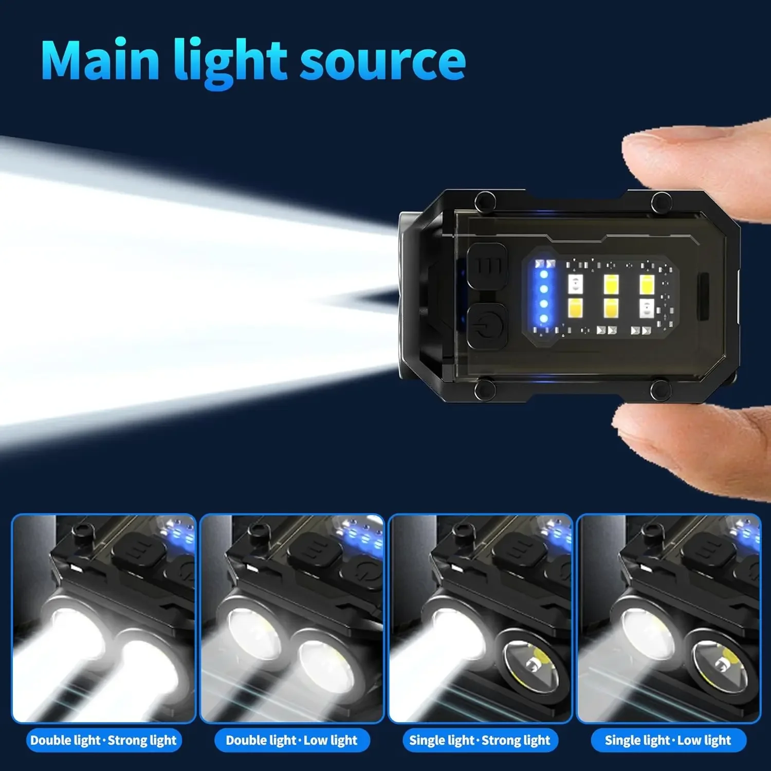 Clip-On Flashlight Rechargeabl - đánh giá và giá Keychain Flashlight