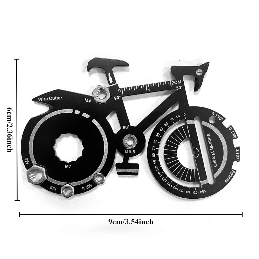 ​​20-in-1 Bicycle Multitool Ca - đánh giá và giá Multitool Credit Card