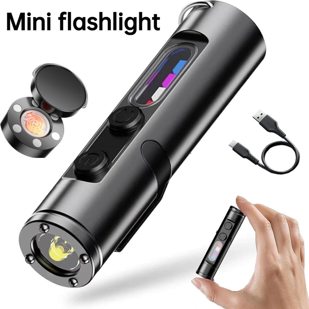 Mini Outdoor Flashlight Type C - đánh giá và giá Keychain Flashlight