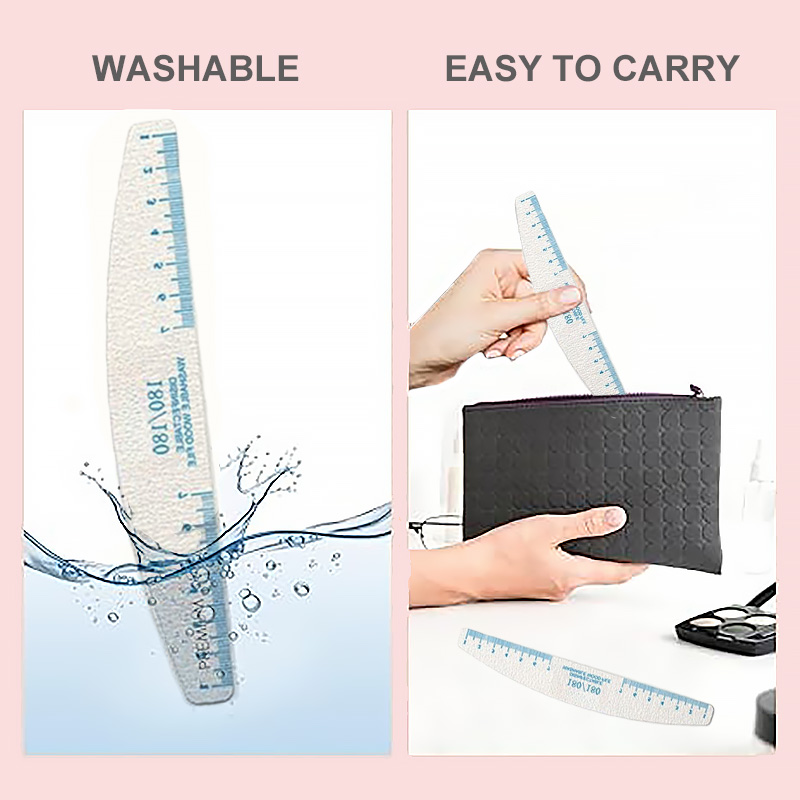 50/100pcs Rule Print Nail File - đánh giá và giá Nail File Titanium