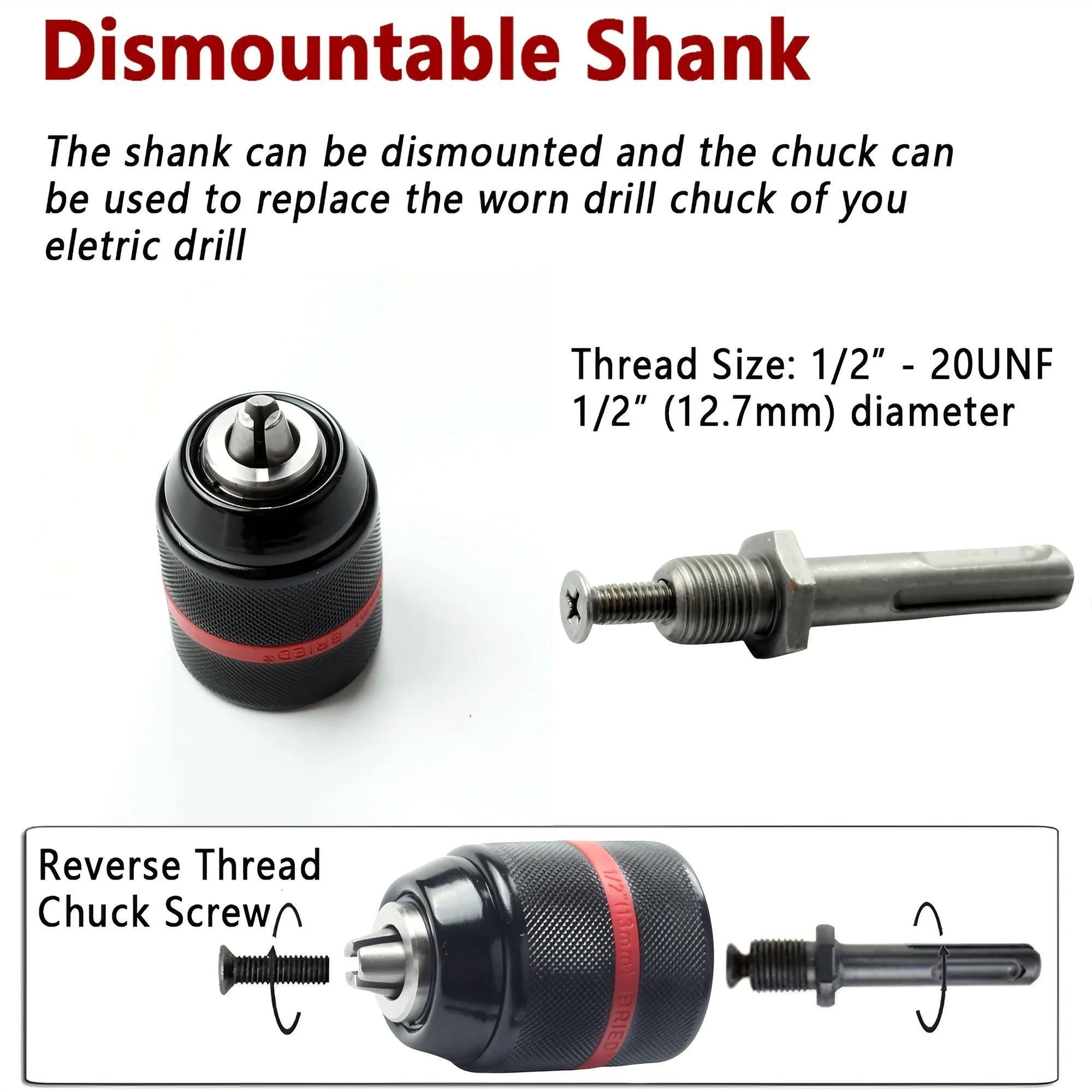 4Pcs 2-13mm Keyless Metal Dril - đánh giá và giá Micro Screwdriver Kit