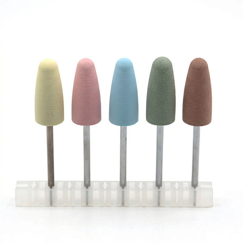 5Pcs/Set Silicone Nail Drill B - đánh giá và giá Nail File Titanium