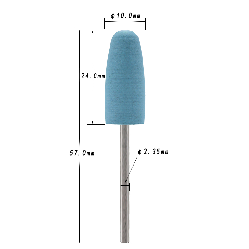 5Pcs/Set Silicone Nail Drill B - đánh giá và giá Nail File Titanium