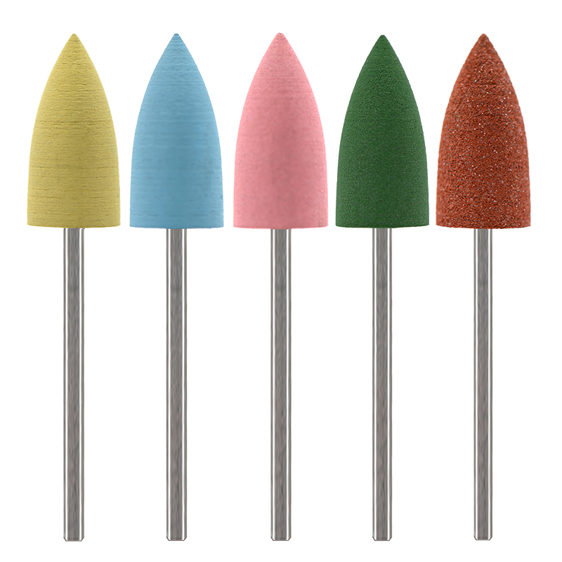5Pcs/Set Silicone Nail Drill B - đánh giá và giá Nail File Titanium