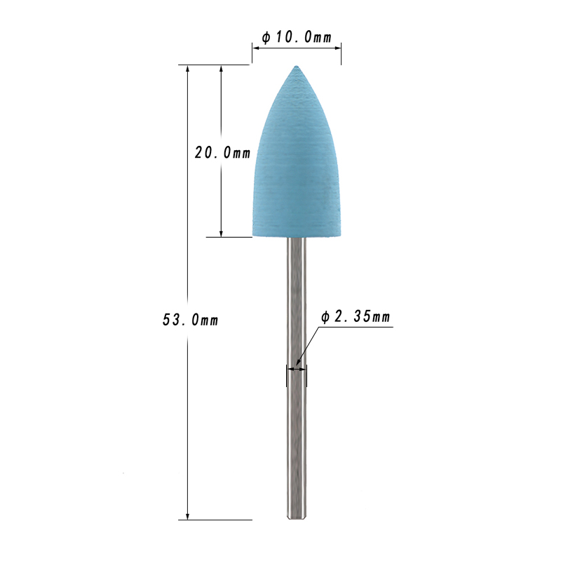 5Pcs/Set Silicone Nail Drill B - đánh giá và giá Nail File Titanium