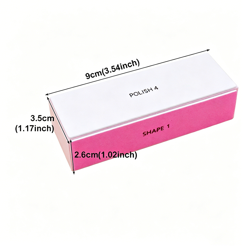 20/50Pcs Nail Polishing Block  - đánh giá và giá Nail File Titanium