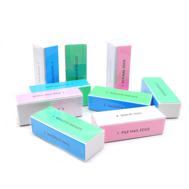 5pcs  Colorful Buffing Block 4 - đánh giá và giá Nail File Titanium