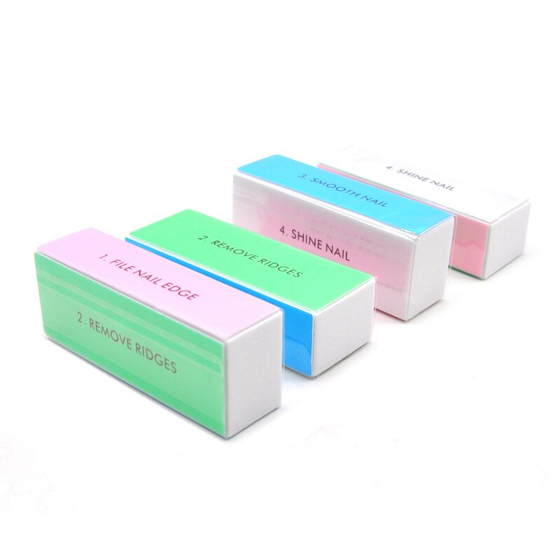 5pcs  Colorful Buffing Block 4 - đánh giá và giá Nail File Titanium