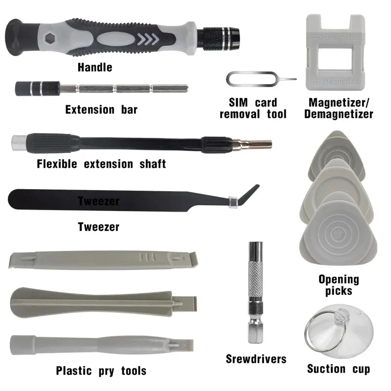 Portable 115in1 Magnetic Screw - đánh giá và giá Micro Screwdriver Kit