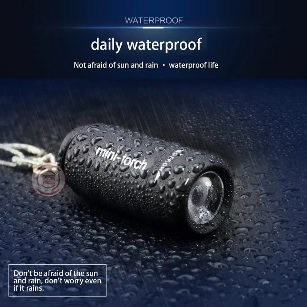 USB Rechargeable Camping Mini  - đánh giá và giá Keychain Flashlight