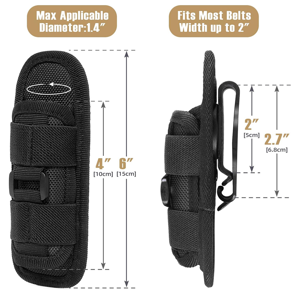 Tactical Flashlight Pouch Hols - đánh giá và giá Edc Carry Accessories