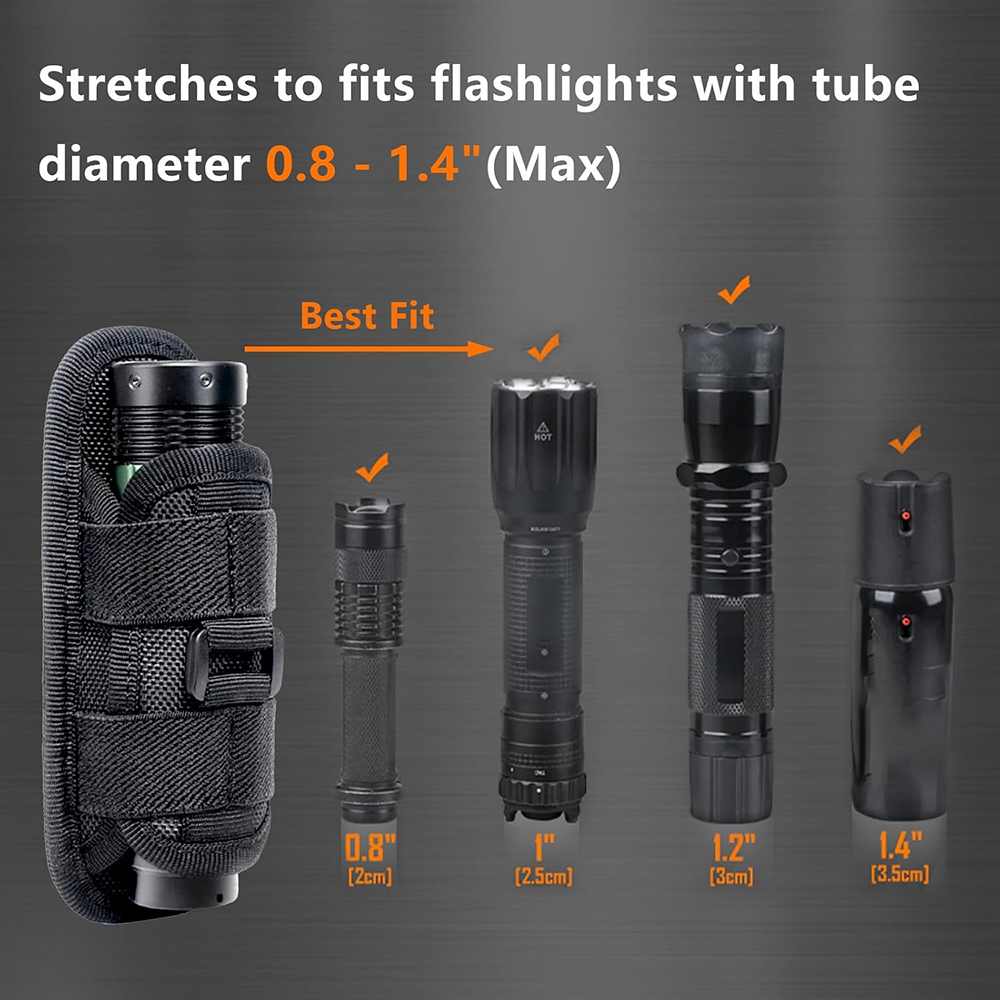 Tactical Flashlight Pouch Hols - đánh giá và giá Edc Carry Accessories
