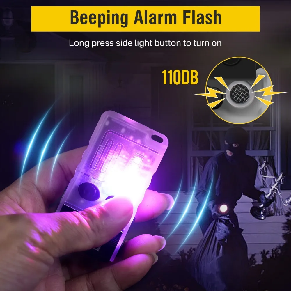 BORUiT V20 Buzzer EDC LED Keyc - đánh giá và giá Keychain Flashlight