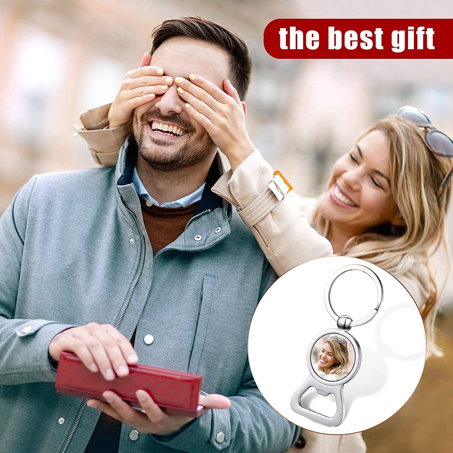 AED7-10 Pcs Sublimation Blank  - đánh giá và giá Bottle Opener Keyring