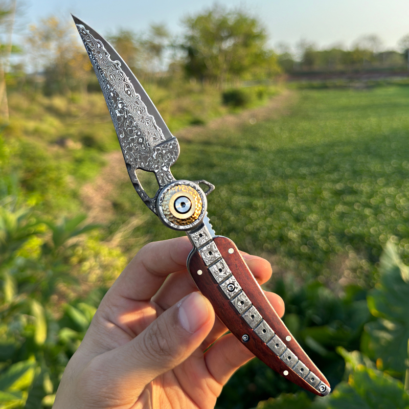 High-quality VG10 Damascus ste - đánh giá và giá Everyday Carry (Edc) Knife
