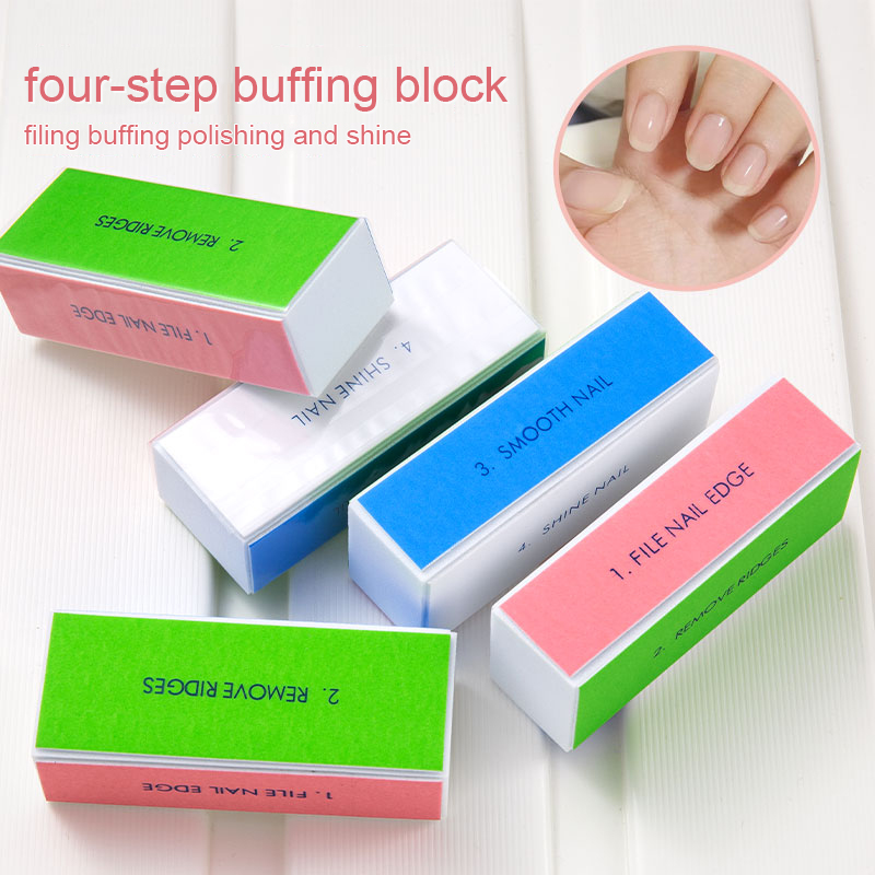 5/10pcs Nail Buffer Block 4 St - đánh giá và giá Nail File Titanium