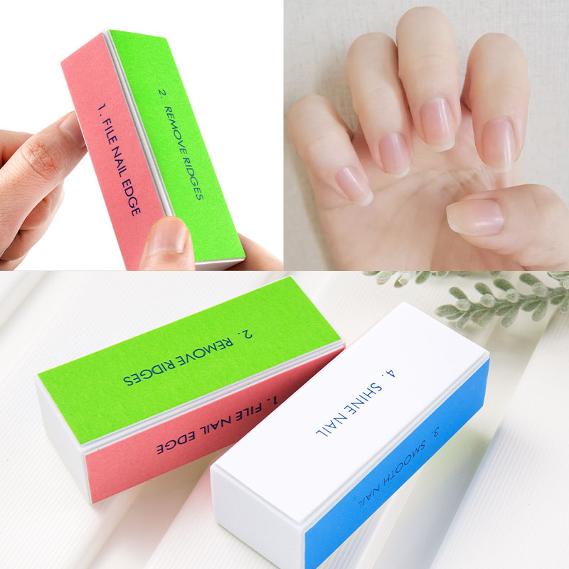 5/10pcs Nail Buffer Block 4 St - đánh giá và giá Nail File Titanium