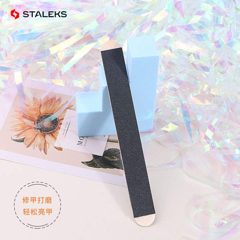 Staleks Thanh Gỗ Ban Móng Dải  - đánh giá và giá Nail File Titanium