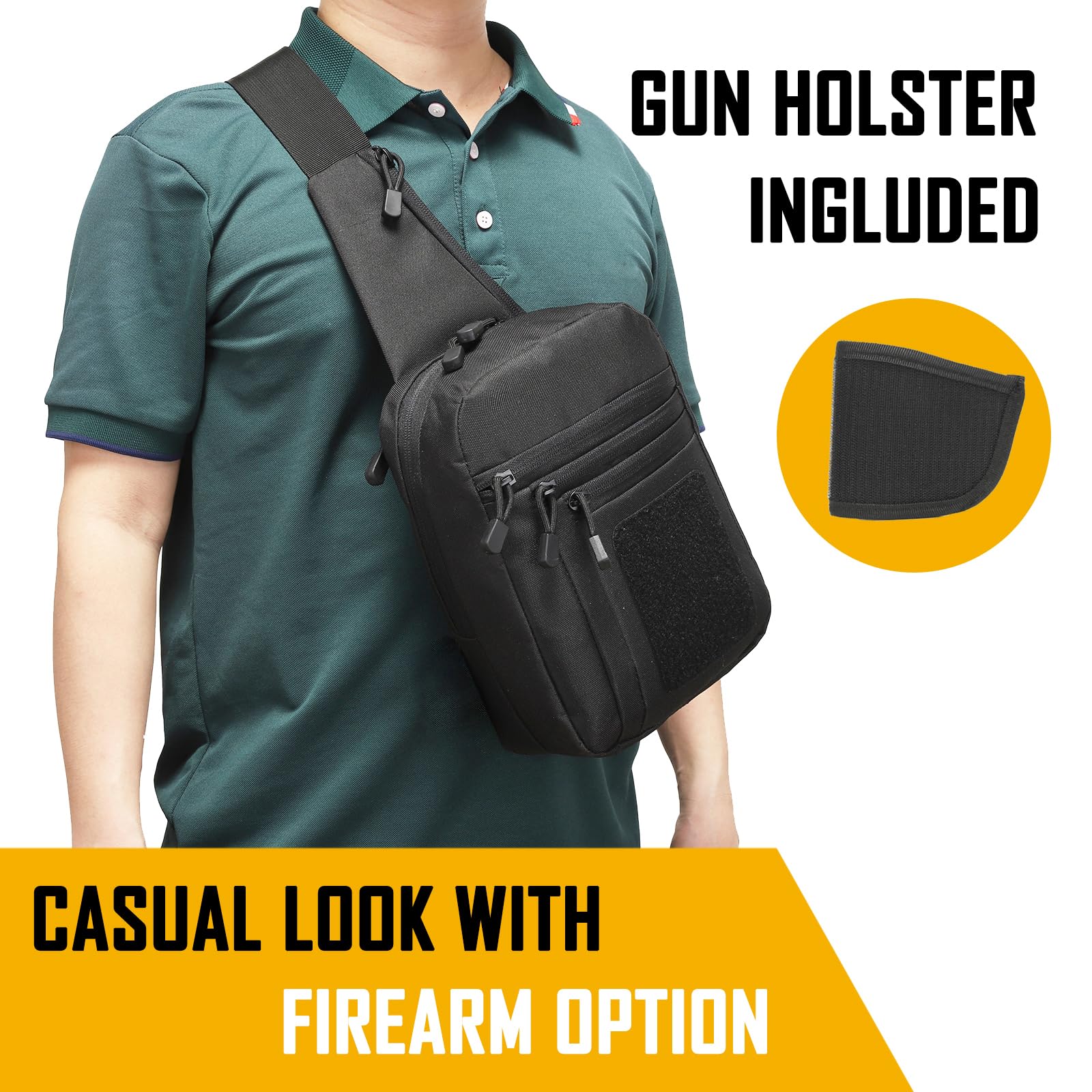 Concealed Carry Crossbody Bag  - đánh giá và giá Edc Carry Items