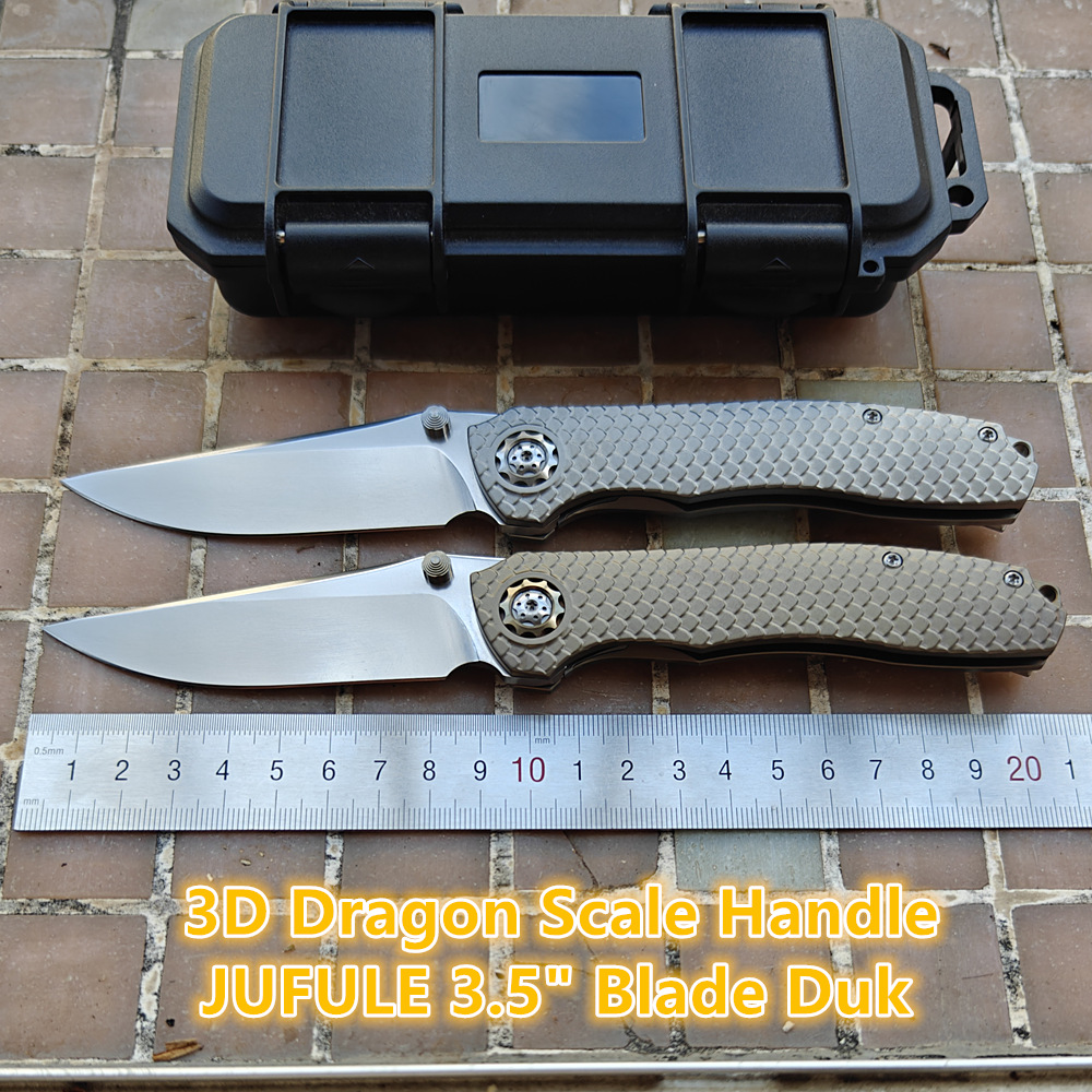 JUFULE New DUK Dragon Scale Co - đánh giá và giá Pocket Knife Ceramic