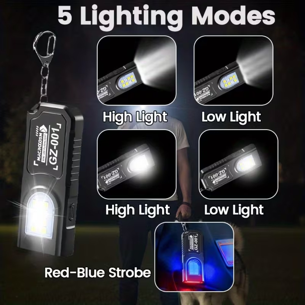 Mini COB LED Keychain Flashlig - đánh giá và giá Keychain Flashlight